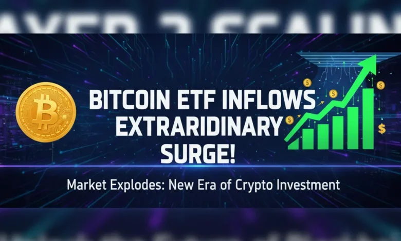 Bitcoin ETF Inflows Extraordinary Surge!
