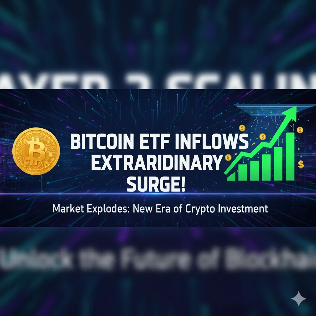 Bitcoin ETF Inflows Extraordinary Surge!